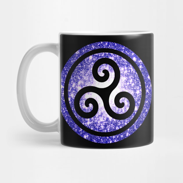 Celtic Celestial Triple Spiral by Celtic Morrigan